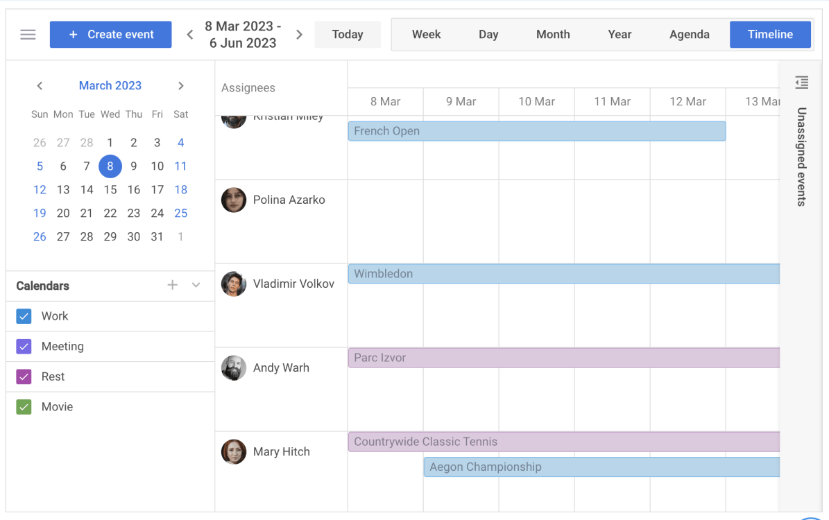 Event Calendar